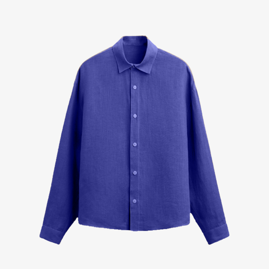 Blue cotton shirt 