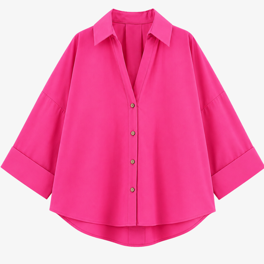 Elegant Pink Shirt – Bold & Modern