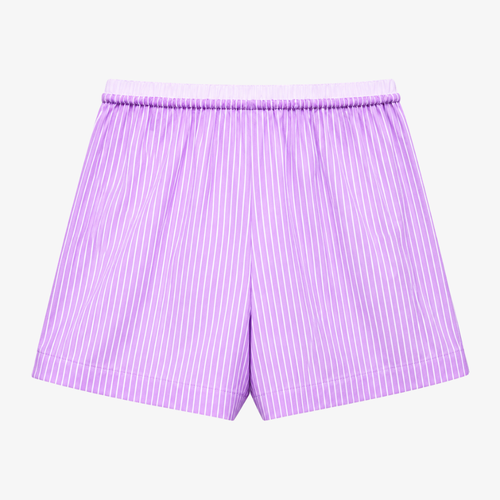 Short rayé rose