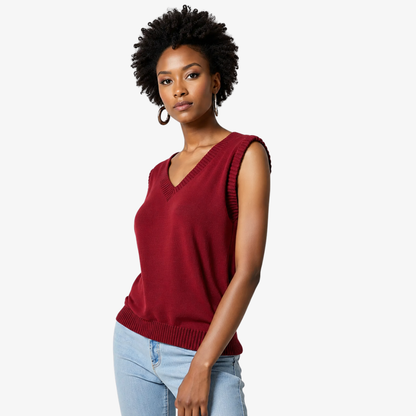 Elixir Red Sweater – Charm and character