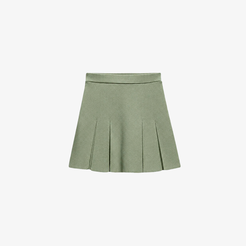 Green mini skirt 