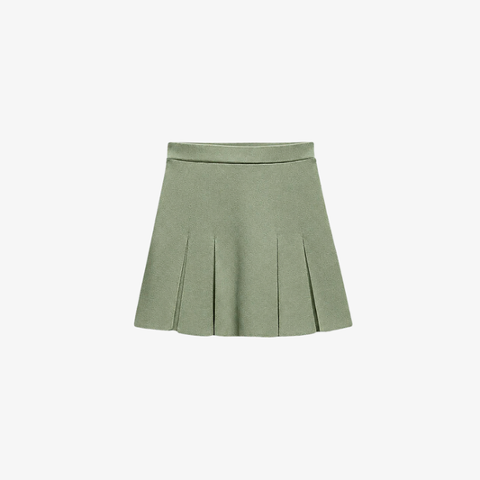 Green mini skirt 