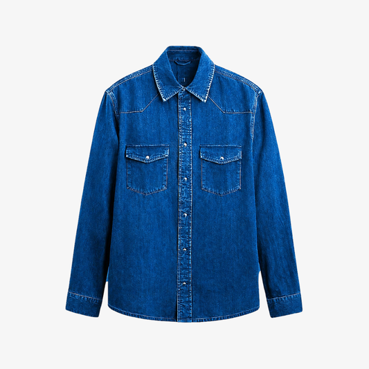Blue denim shirt 