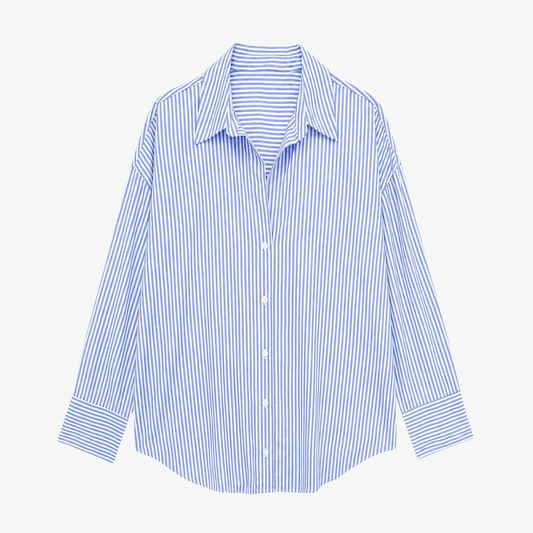Light Blue Striped Shirt – Fresh & Elegant