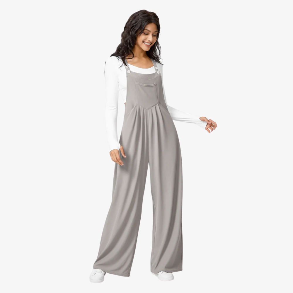 Pantalon à bretelles réglables