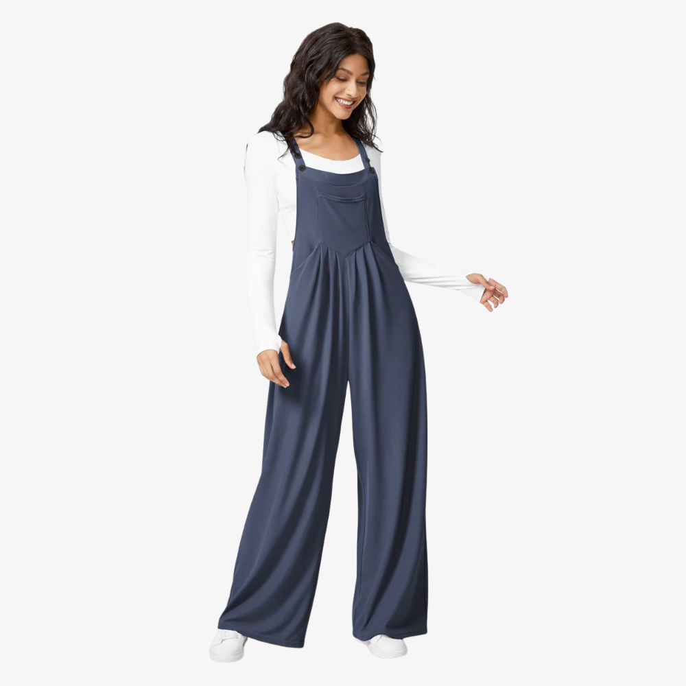 Pantalon à bretelles réglables
