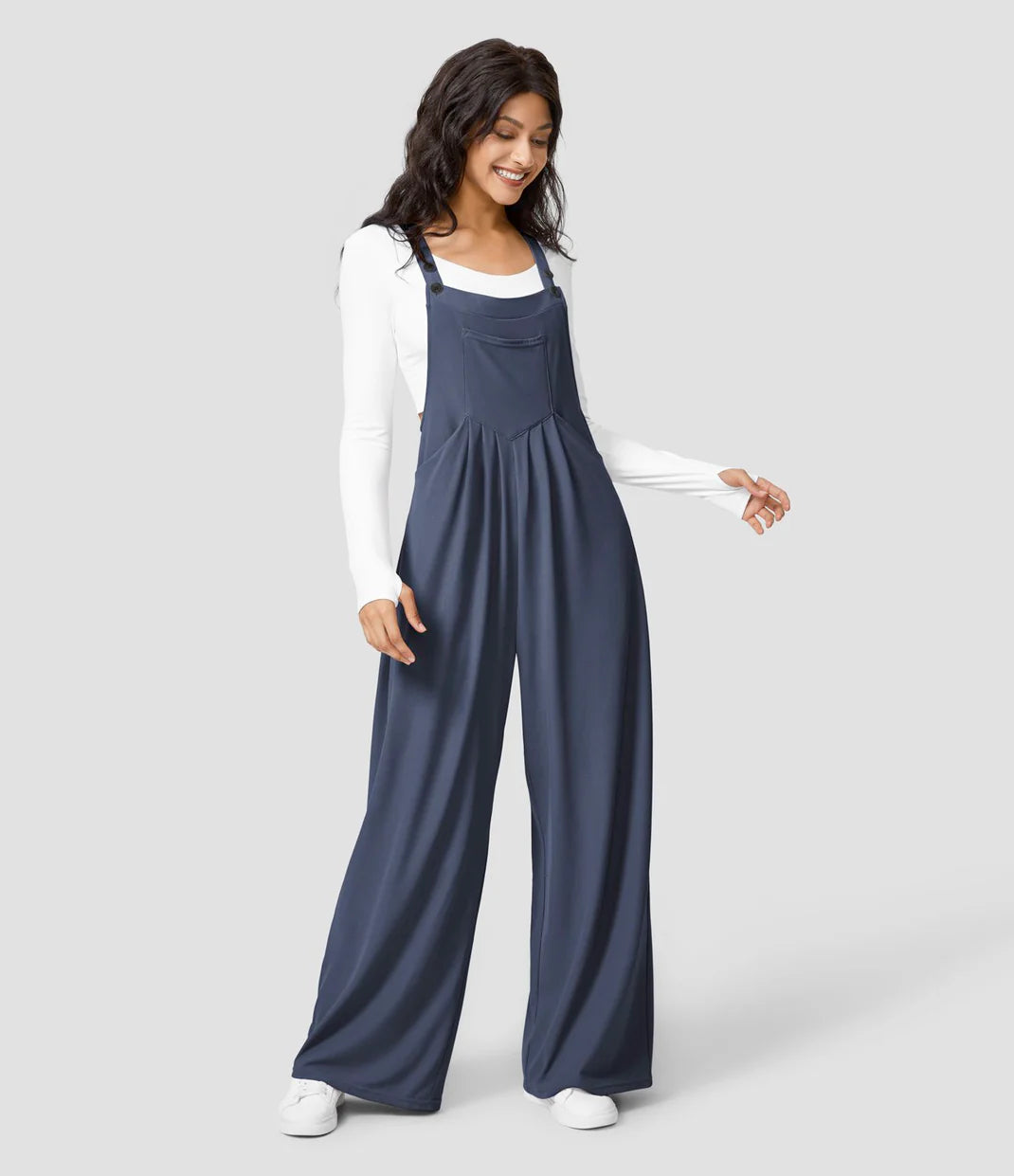 Pantalon à bretelles réglables