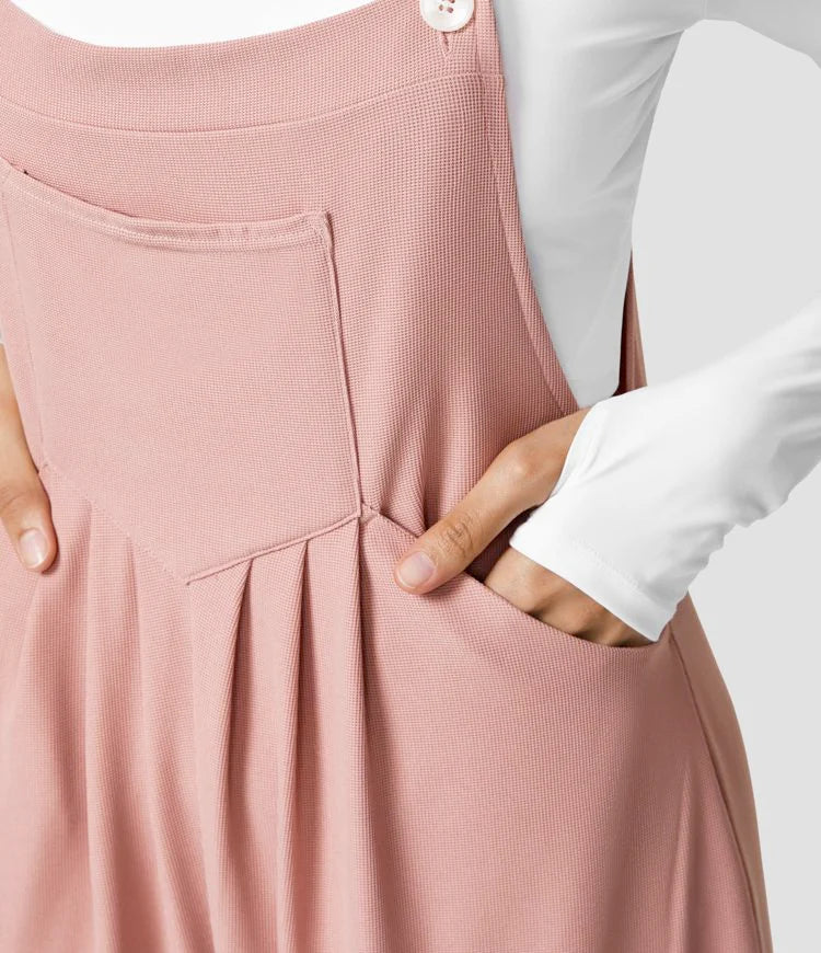 Pantalon à bretelles réglables